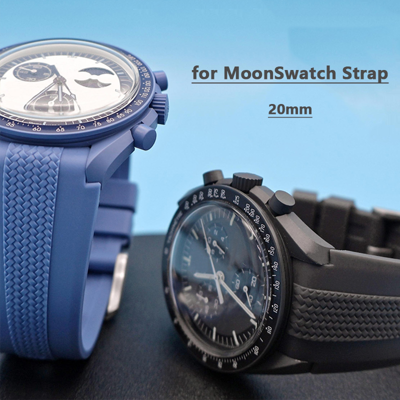 Omega Watch Speedmaster - Tali karet untuk Swatch X Omega