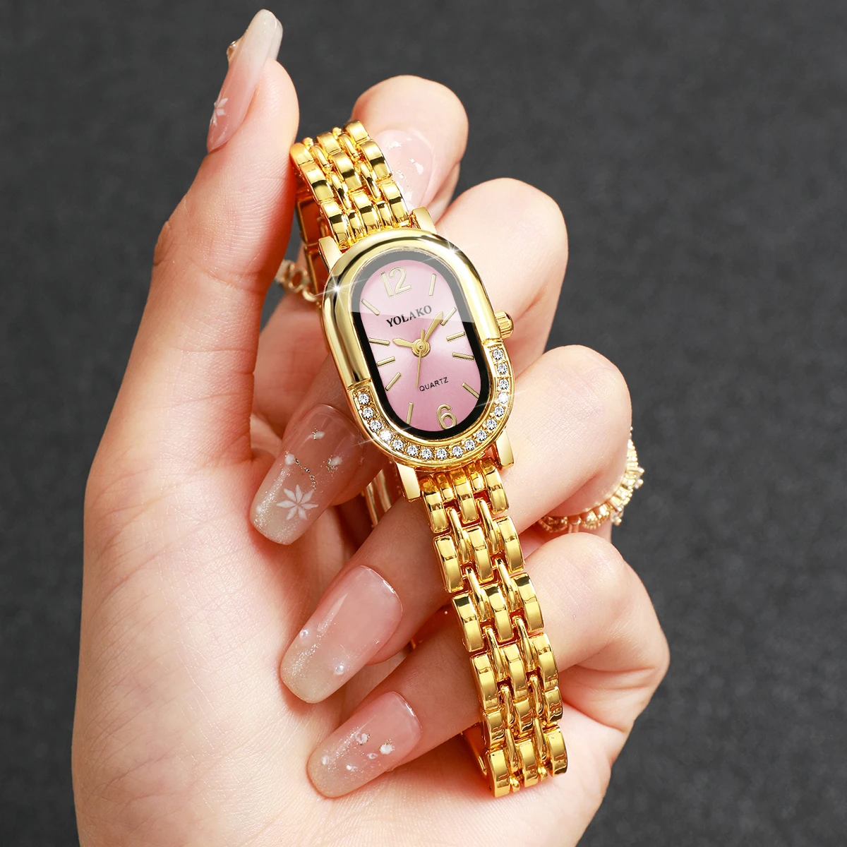 Jewelry Watches Women - Jam Tangan Kuarsa Wanita Berlian Imitasi