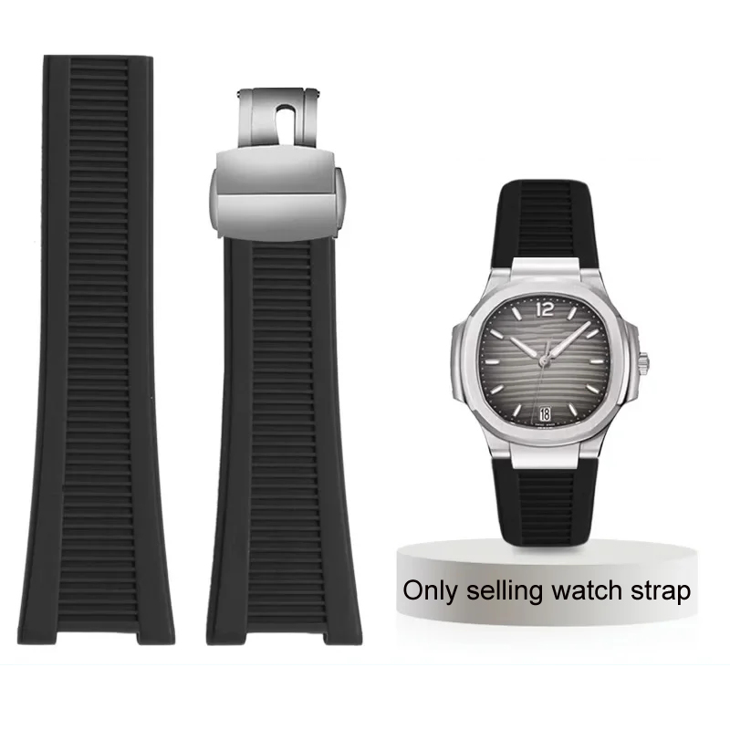 Patek Philippe Watch Nautilus - Tali jam tangan silikon untuk Patek