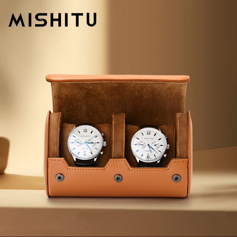 Jewelry Box With Watches - MISHITU 1/2/3-Slot Tas Travel Gulungan Penyimpanan
