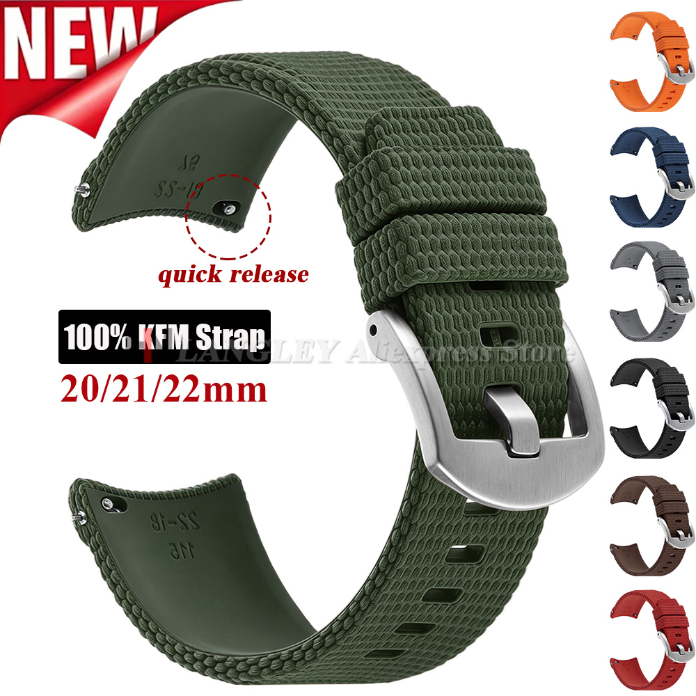 Omega Watch Seamaster - Tali Karet Fluoro untuk Omega Seamaster