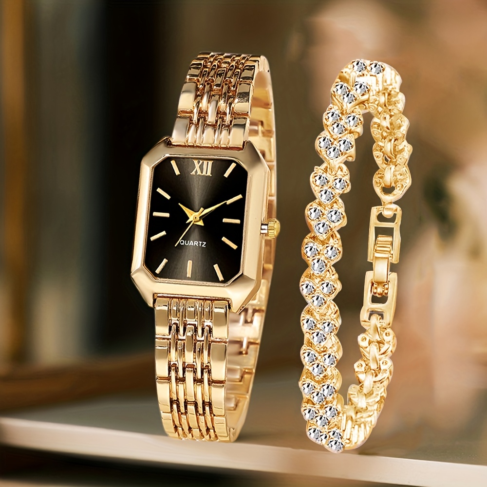 Jewelry Watches Women - 2 Buah Jam Tangan Kuarsa Wanita