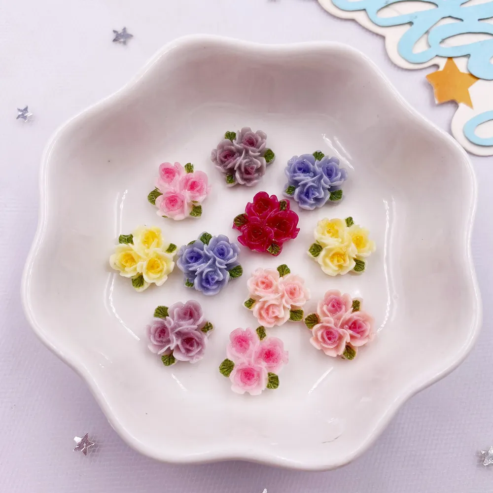 Paradise Jewelry & Watches Llc Miami Photos - 50 buah Resin Mini warna-warni tiga