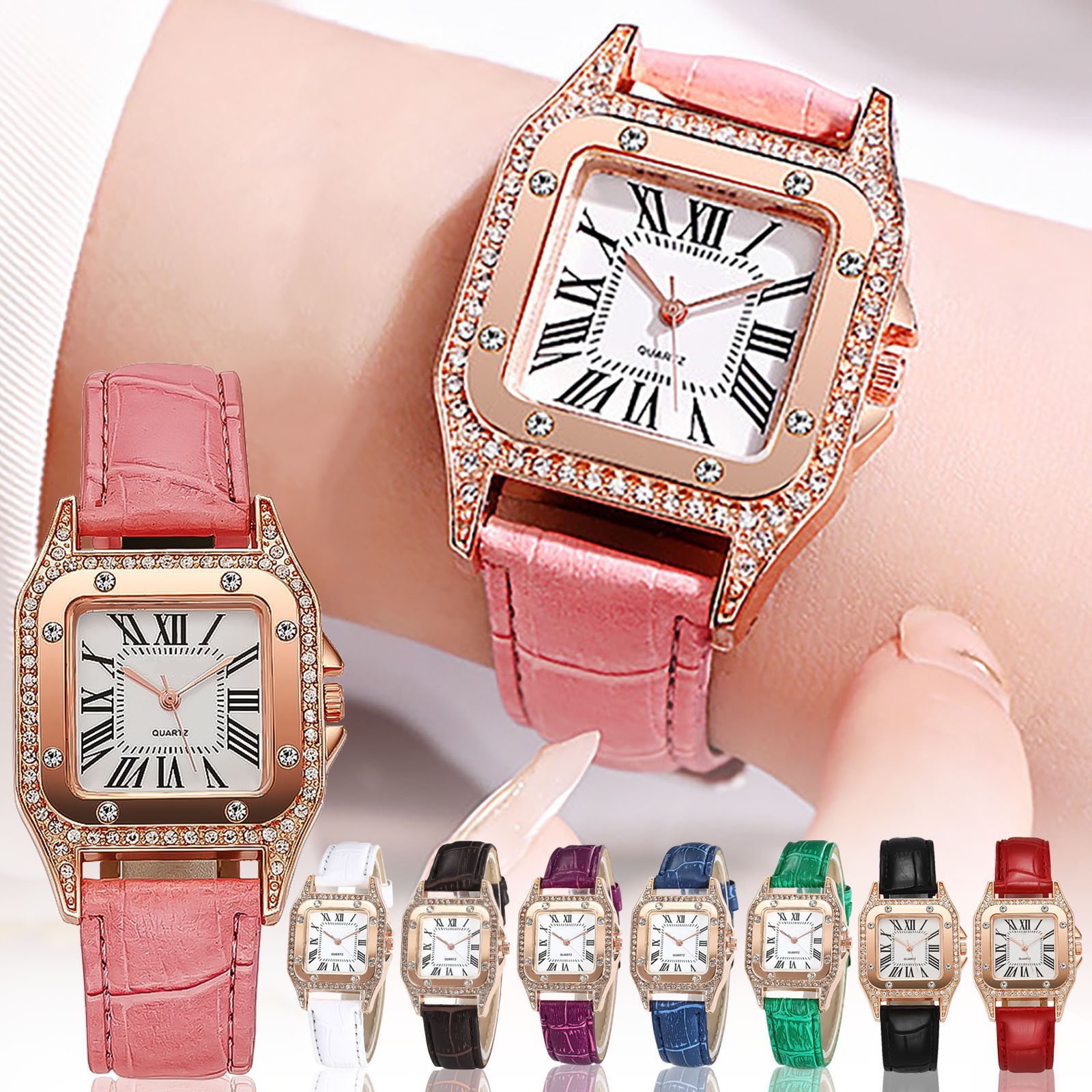 Jewelry Watches Women - Jam Tangan Tali Kulit Wanita Elegan