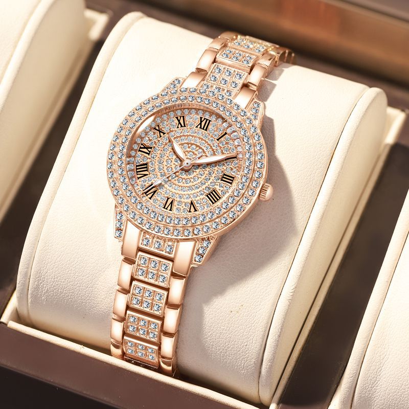 Jewelry Watches For Kids - Jam Tangan Kuarsa Wanita Pola Romawi