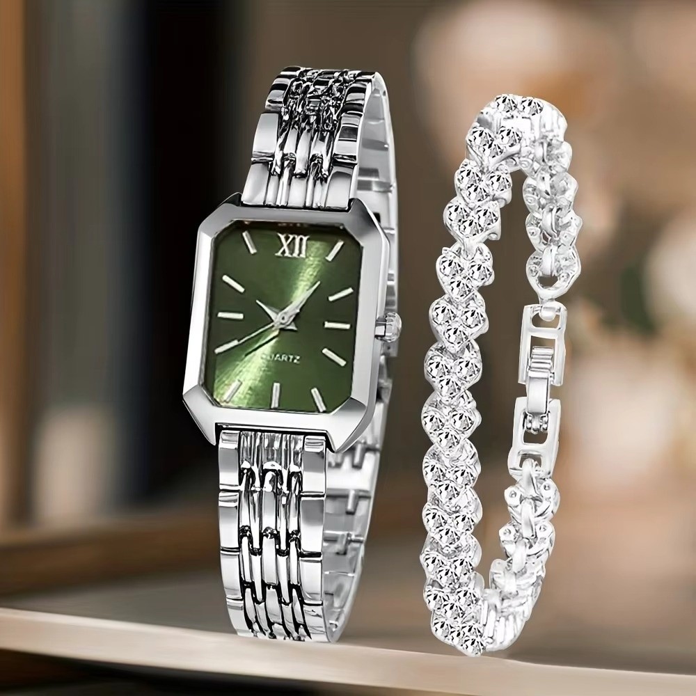 Jewelry Watches Women - Set Jam Tangan Wanita Stainless Steel