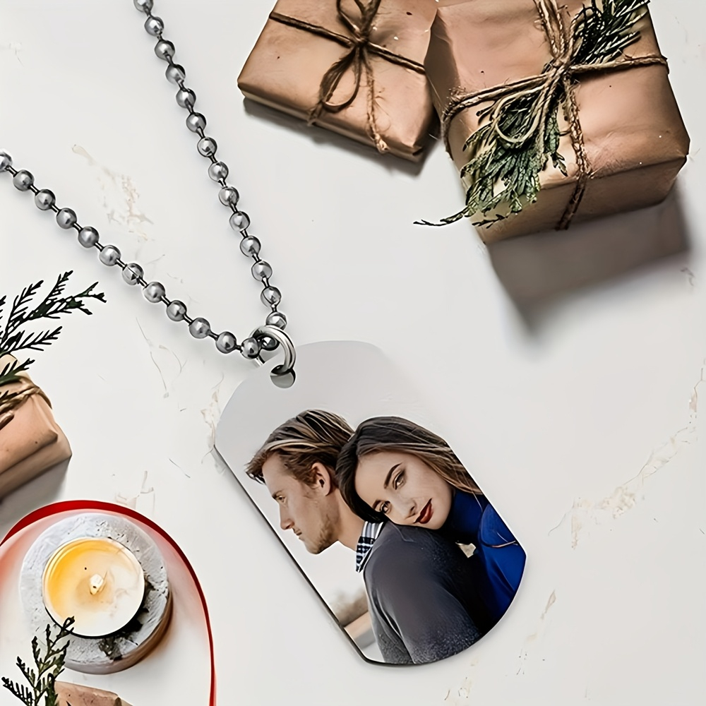 Mens Dog Tag Necklace - Kalung Liontin Pria Custom, Kalung Dog