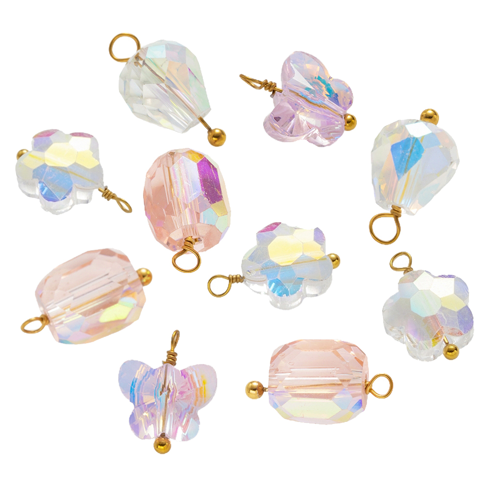5 buah liontin pesona kupu-kup - Butterfly Pendant Necklace ulasan dan harga
