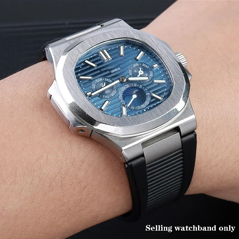 Tali jam tangan silikon untuk  - Patek Philippe Watch Nautilus ulasan dan harga