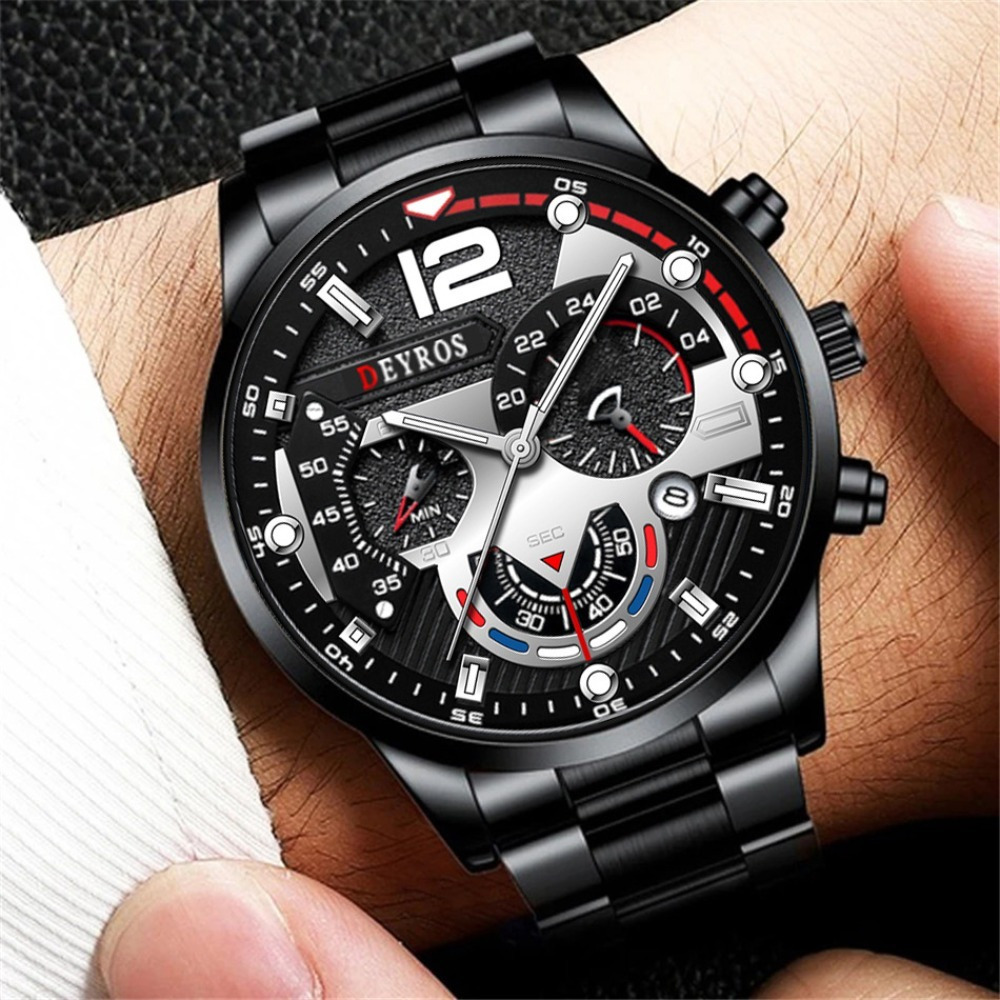 Jam Tangan Pria Modis 3 Buah/S - Best Jewelry Watches For Men ulasan dan harga