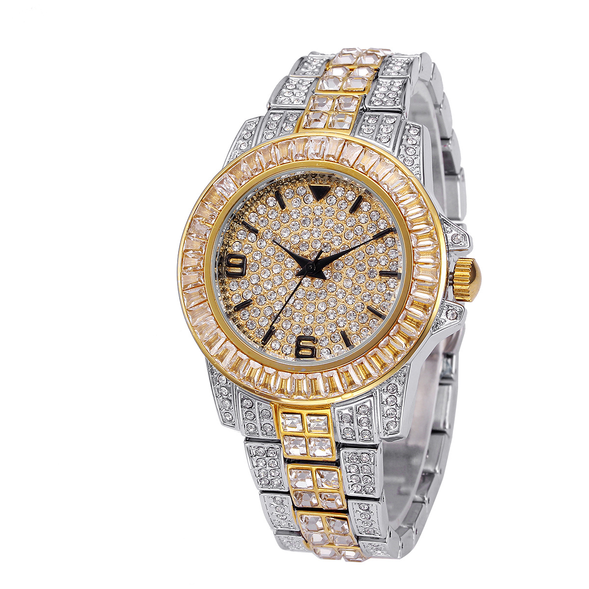 Jam Tangan Quartz Batu Mewah u - Jewelry Watches Women ulasan dan harga