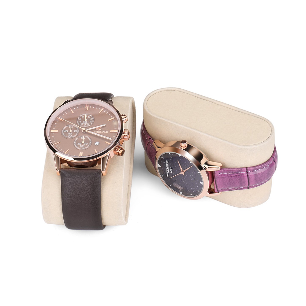 10-bit kulit PU abu-abu flanel - Best Jewelry Watches For Men ulasan dan harga