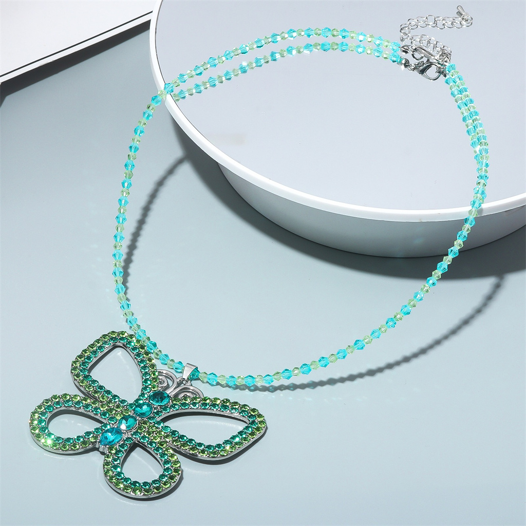 Tiba-tiba 30 Jenna Kalung Lion - Butterfly Pendant Necklace ulasan dan harga