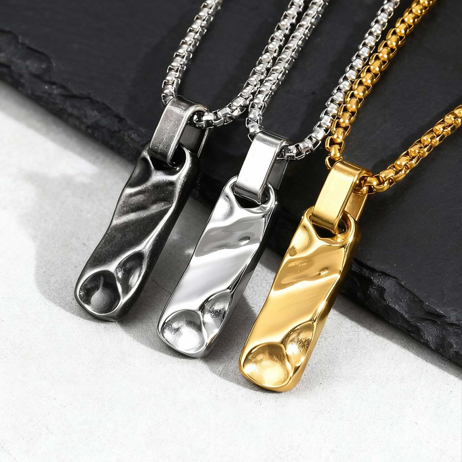 Kalung Liontin Dogtag Kecil un - Mens Dog Tag Necklace ulasan dan harga