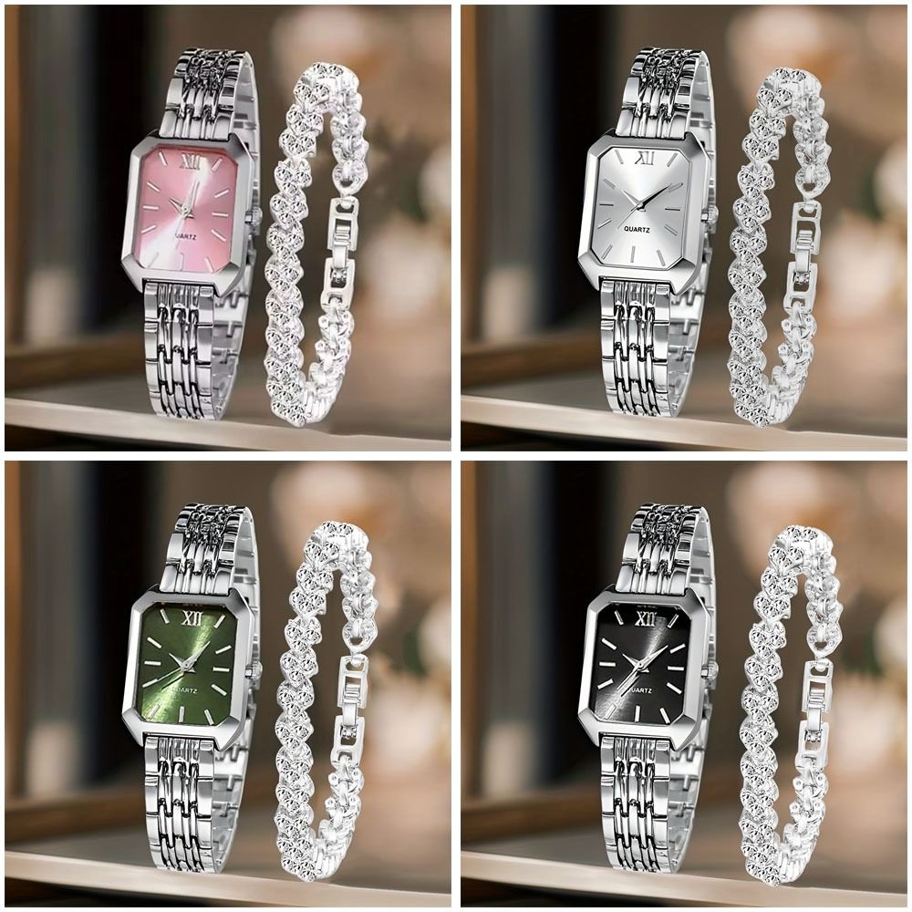 Set Jam Tangan Wanita Stainles - Jewelry Watches Women ulasan dan harga