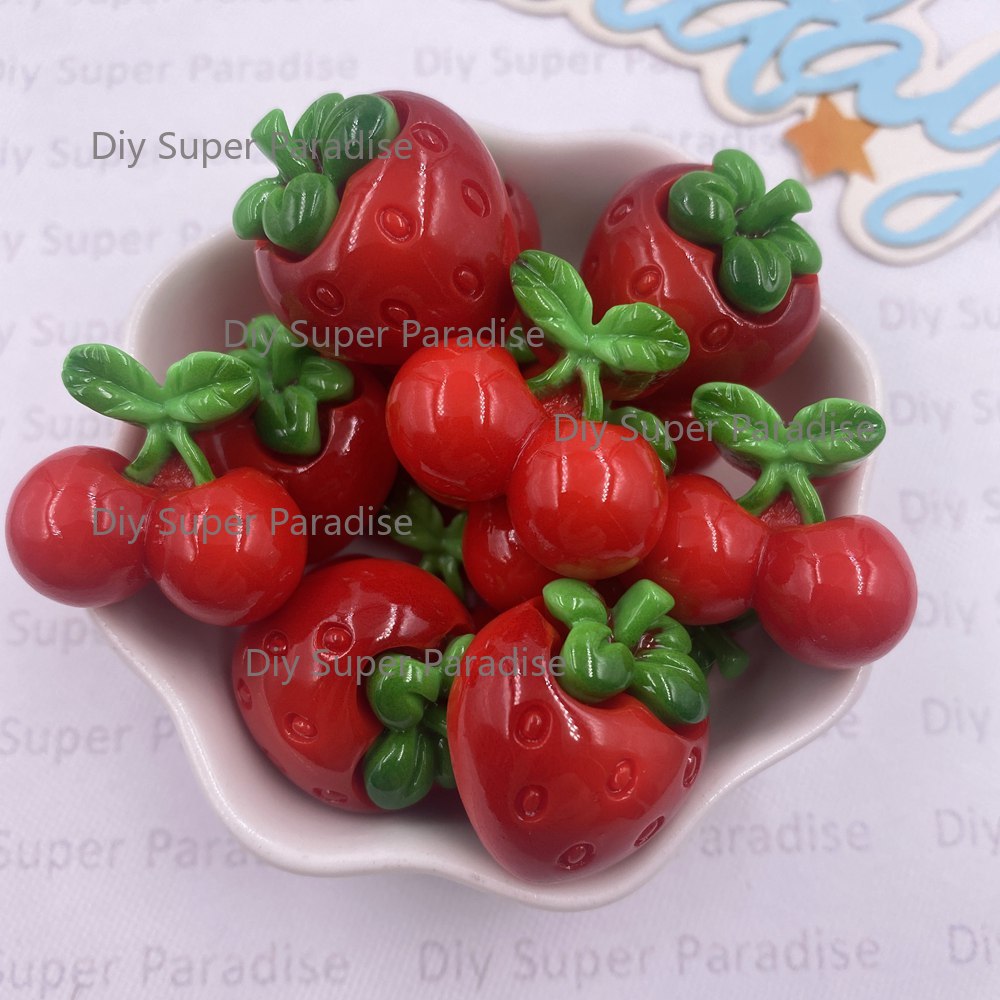 8PCS Resin Kawaii Warna-warni  - Paradise Jewelry & Watches Llc Miami Photos ulasan dan harga