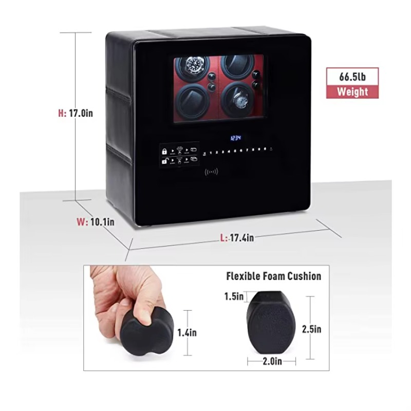 Kotak Penggulung Jam Tangan Di - Jewelry Box With Watches ulasan dan harga