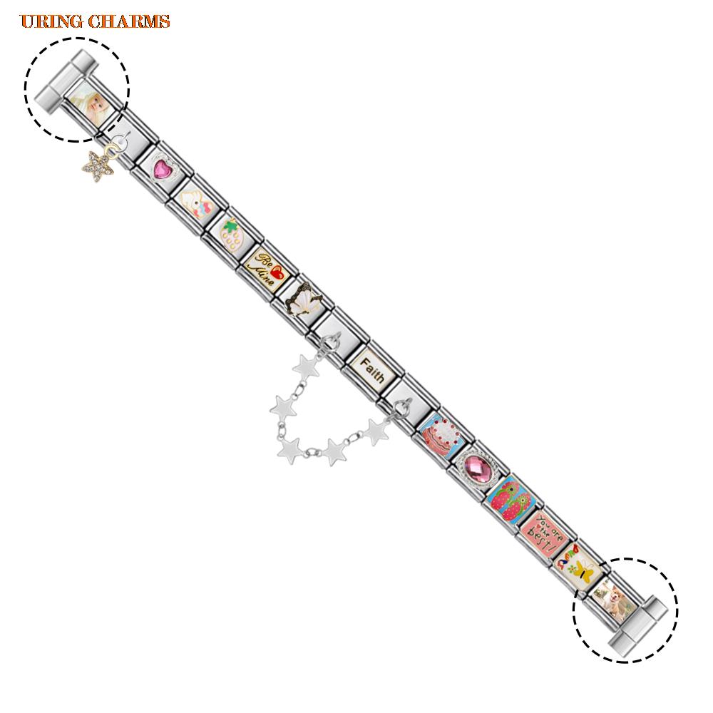 1 Pasang Logo Gambar Konektor  - Jewelry Watches Women ulasan dan harga
