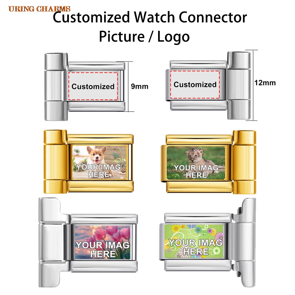1 Pasang Logo Gambar Konektor  - Jewelry Watches Women ulasan dan harga