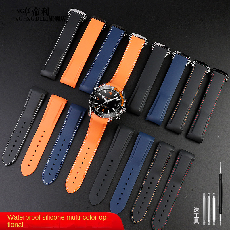 Tali silikon 22mm untuk jam ta - Omega Watch Seamaster ulasan dan harga