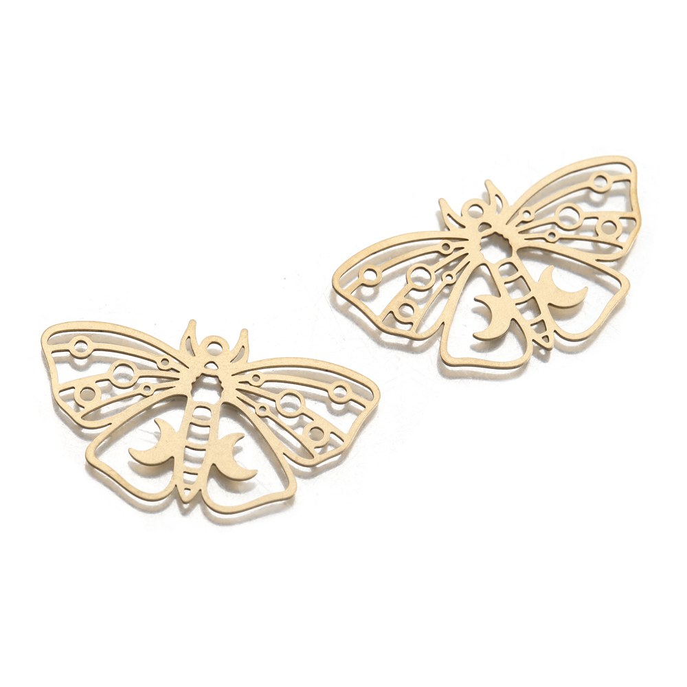Kuningan Murni Jimat Ngengat K - Butterfly Pendant Necklace ulasan dan harga