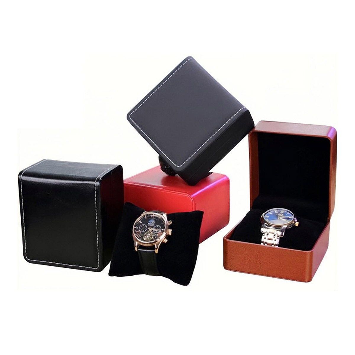 Kotak jam tangan kulit modis t - Best Jewelry Watches For Men ulasan dan harga