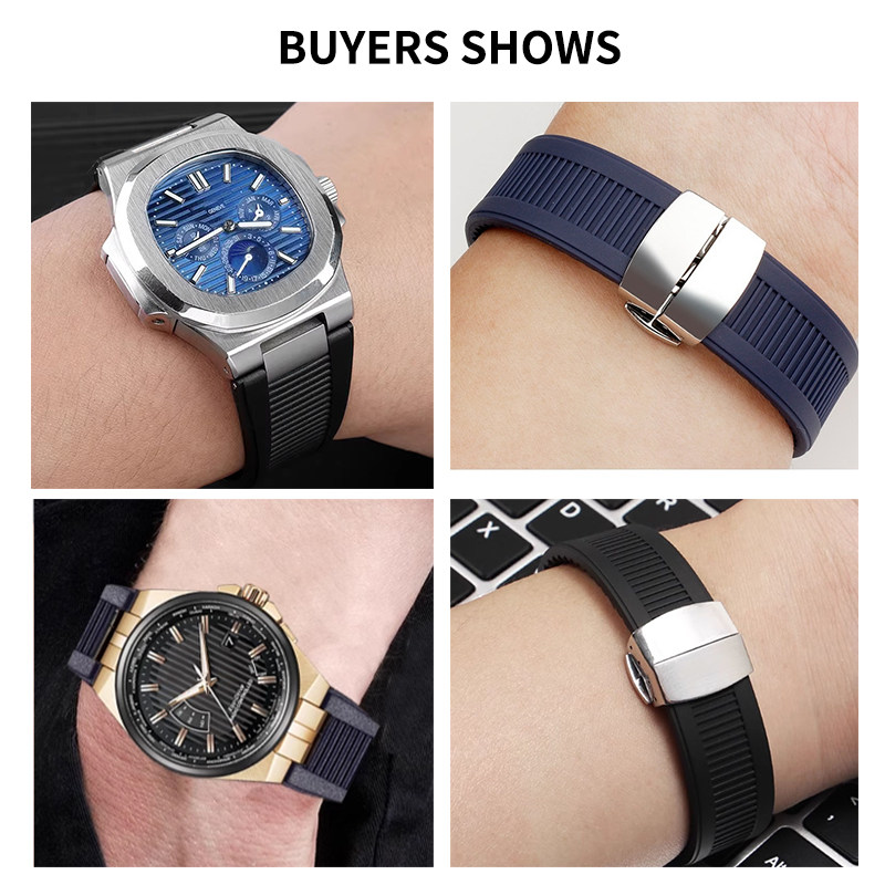 Tali jam tangan silikon untuk  - Patek Philippe Watch Nautilus ulasan dan harga