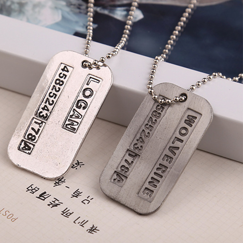 X Kalung Pria Logan Hugh Jackm - Mens Dog Tag Necklace ulasan dan harga