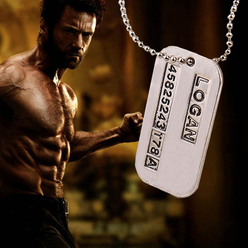 X Kalung Pria Logan Hugh Jackm - Mens Dog Tag Necklace ulasan dan harga