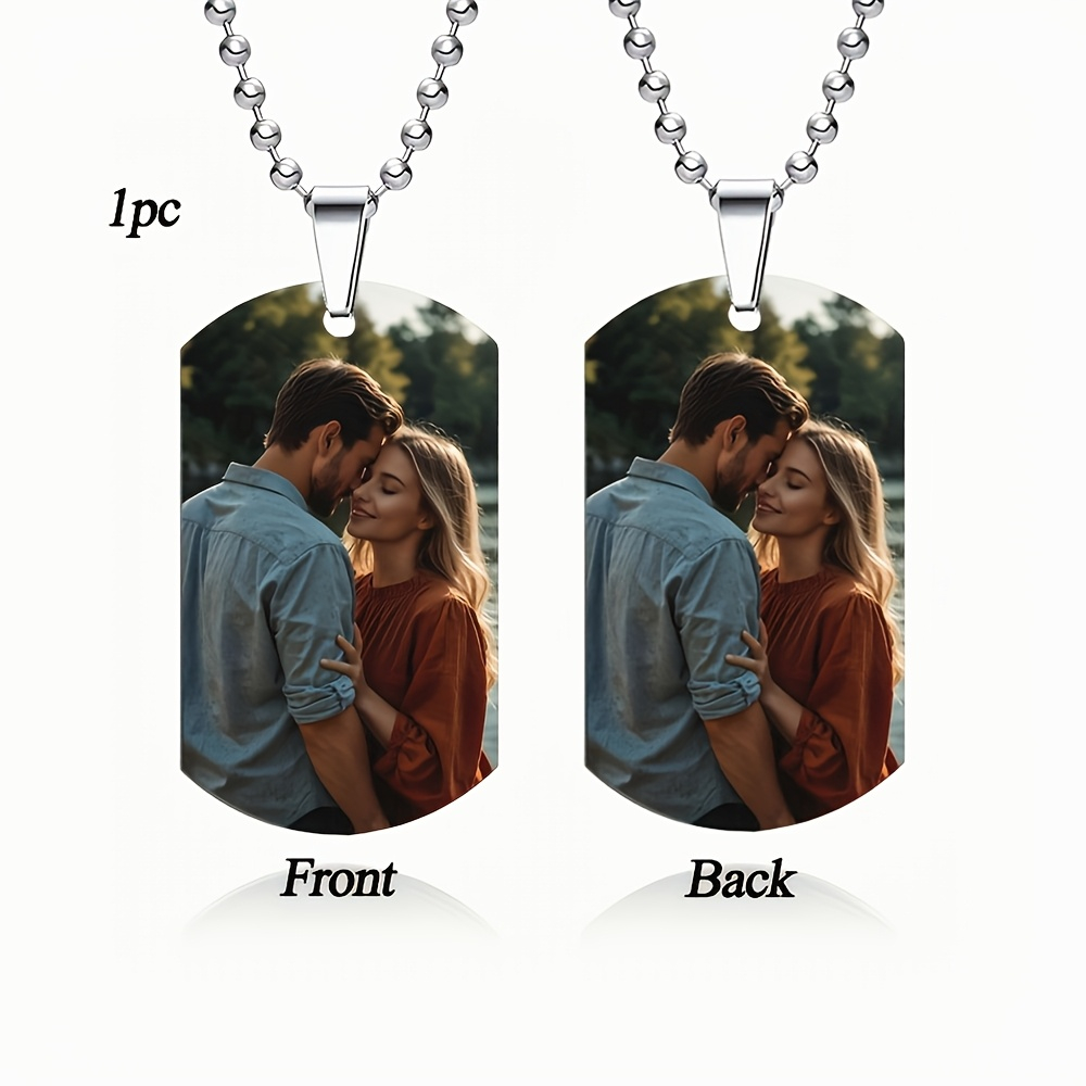 Kalung Liontin Pria Custom, Ka - Mens Dog Tag Necklace ulasan dan harga