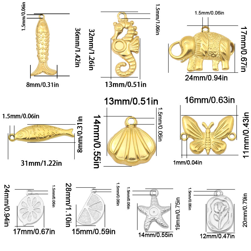 2 Buah Liontin Baja Tahan Kara - Butterfly Pendant Necklace ulasan dan harga