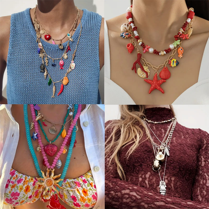 2 Buah Liontin Baja Tahan Kara - Butterfly Pendant Necklace ulasan dan harga
