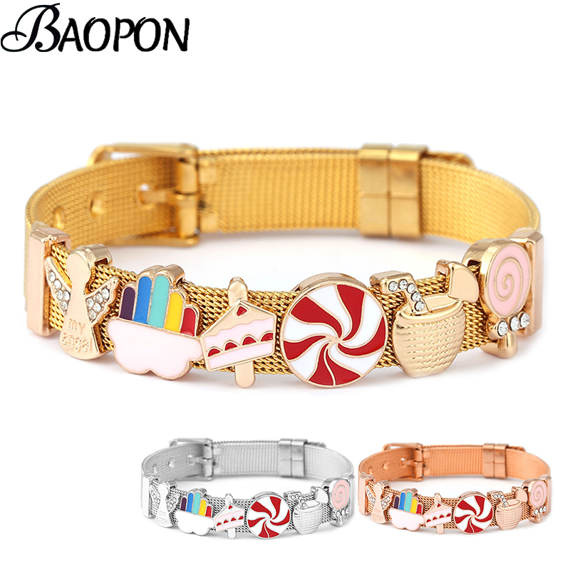 Gelang Jaring Tali Baja Tahan  - Jewelry Watches For Kids ulasan dan harga