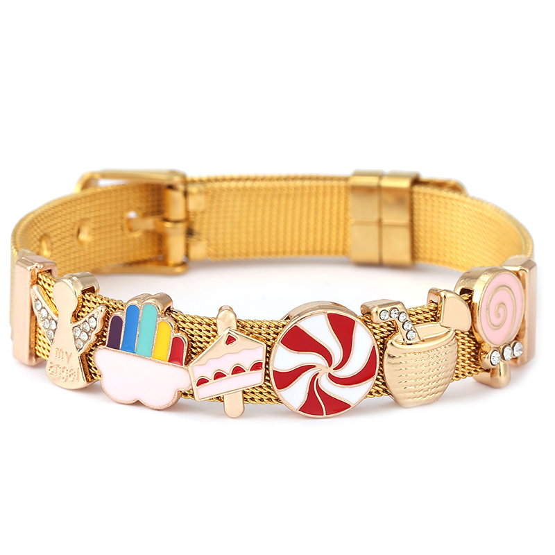 Gelang Jaring Tali Baja Tahan  - Jewelry Watches For Kids ulasan dan harga