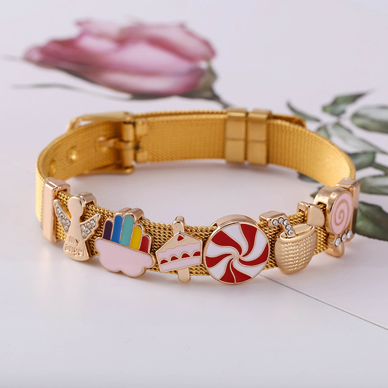 Gelang Jaring Tali Baja Tahan  - Jewelry Watches For Kids ulasan dan harga