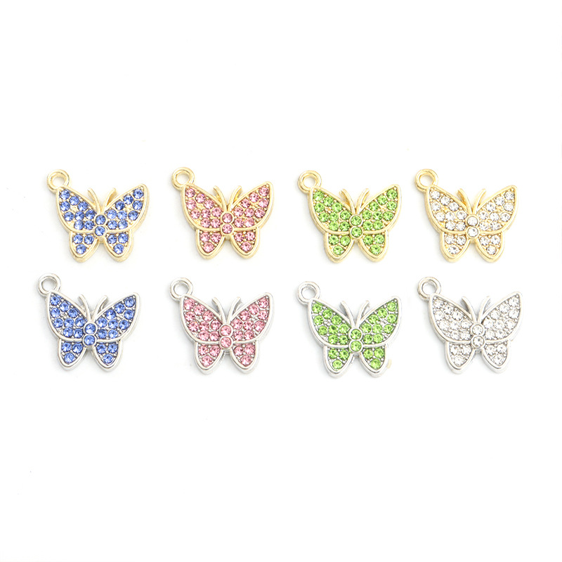 100 Buah/Lot Liontin Kupu-kupu - Butterfly Pendant Necklace ulasan dan harga
